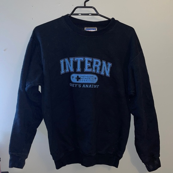 Greys Anatomy Intern Crewneck Hoodie - Picture 1 of 1